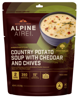 AlpineAire Country Potato Soup with Cheddar and Chives
