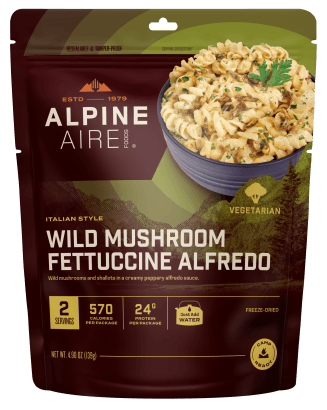 AlpineAire Wild Mushroom Fettucine Alfredo