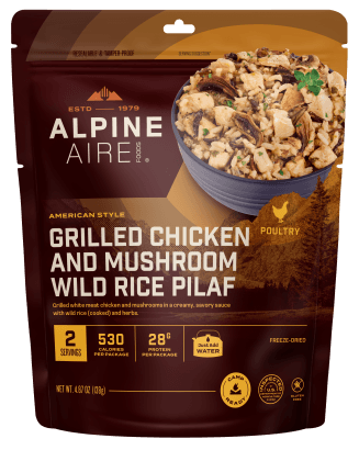 AlpineAire Grilled Chicken and Mushroom Wild Rice Pilaf