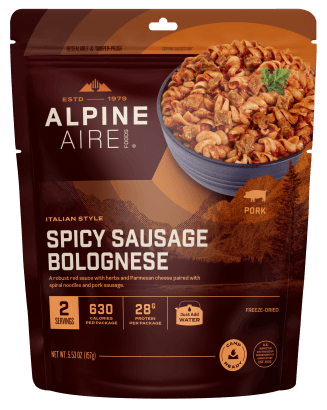 AlpineAire Spicy Sausage Bolognese