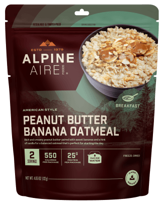 AlpineAire Peanut Butter Banana Oatmeal